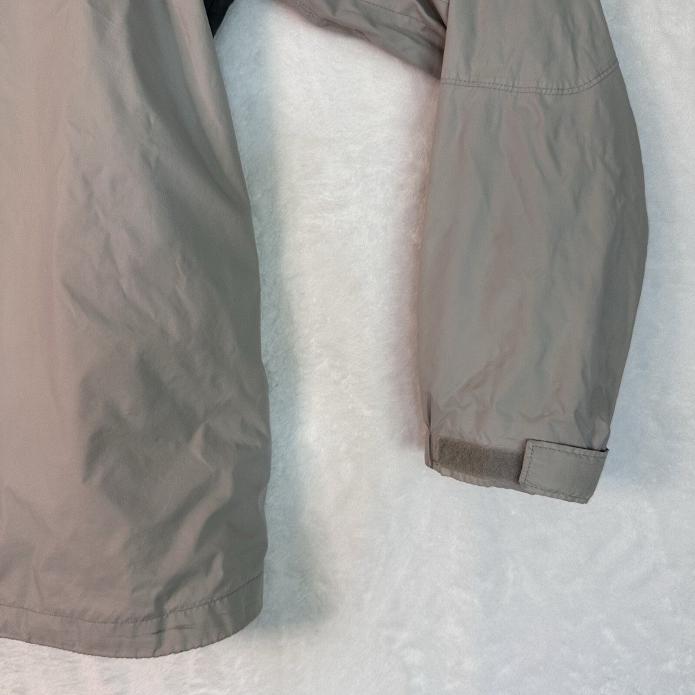 Columbia Jacket Mens‎ M Gray Lightweight Windbreaker Packable Rain Spot See Pic - Picture 16 of 16